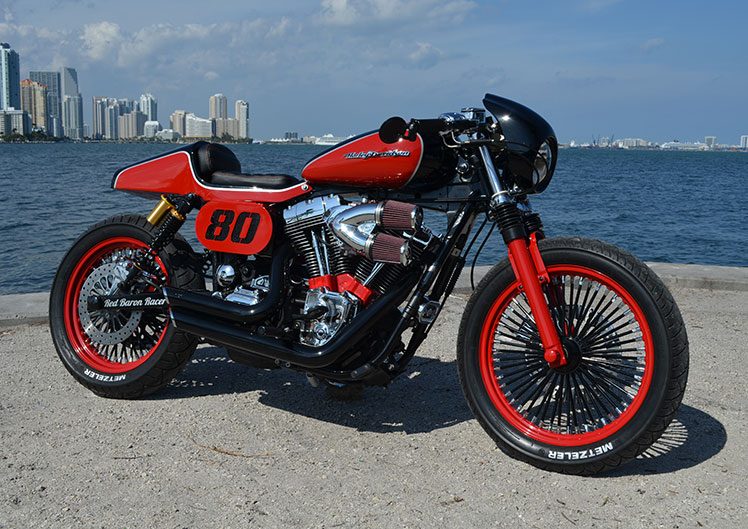 Lord Drake Kustoms's Harley-Davidson Dyna Red Baron